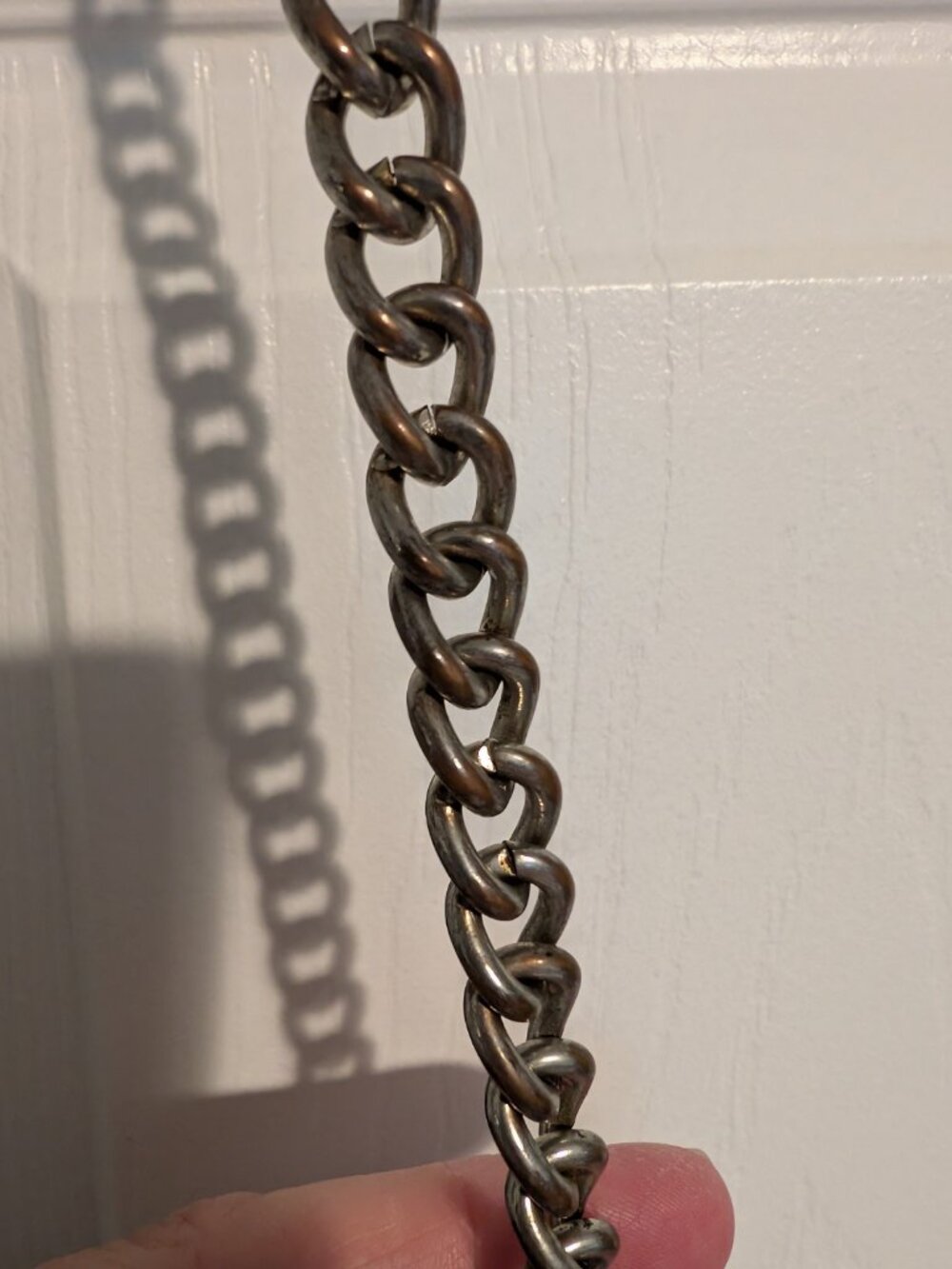 Harley-Davidson Black Leather Grommet Crossbody Bag Chain Strap Moto Purse - Picture 3 of 7